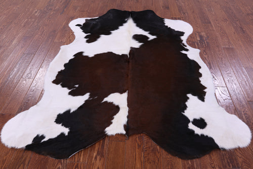 Tricolor Natural Cowhide Rug - Large 6'10