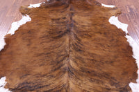 Thumbnail for Brindle Natural Cowhide Rug - Large 6'8