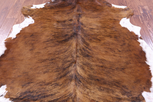 Brindle Natural Cowhide Rug - Large 6'8