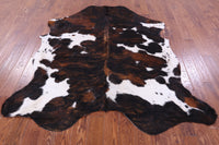 Thumbnail for Tricolor Natural Cowhide Rug - XLarge 7'2