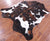 Tricolor Natural Cowhide Rug - XLarge 7'2"H x 6'4"W