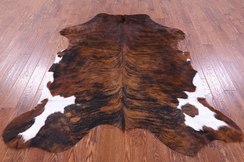 Brindle Natural Cowhide Rug - X-Large 7'1
