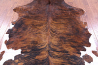 Thumbnail for Brindle Natural Cowhide Rug - XLarge 7'1