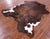 Brindle Natural Cowhide Rug - XLarge 7'1"H x 6'2"W