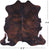 Dark Brindle Natural Cowhide Rug - Large 6'6"H x 6'5"W