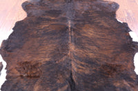 Thumbnail for Brindle Natural Cowhide Rug - Large 6'6