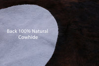 Thumbnail for Brindle Natural Cowhide Rug - Large 6'6