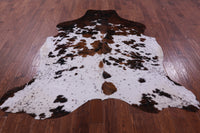 Thumbnail for Tricolor Salt & Pepper Natural Cowhide Rug - XLarge 7'2