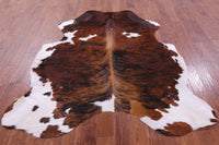 Thumbnail for Brindle Natural Cowhide Rug - XLarge 7'0