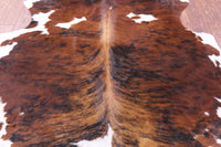 Thumbnail for Brindle Natural Cowhide Rug - XLarge 7'0