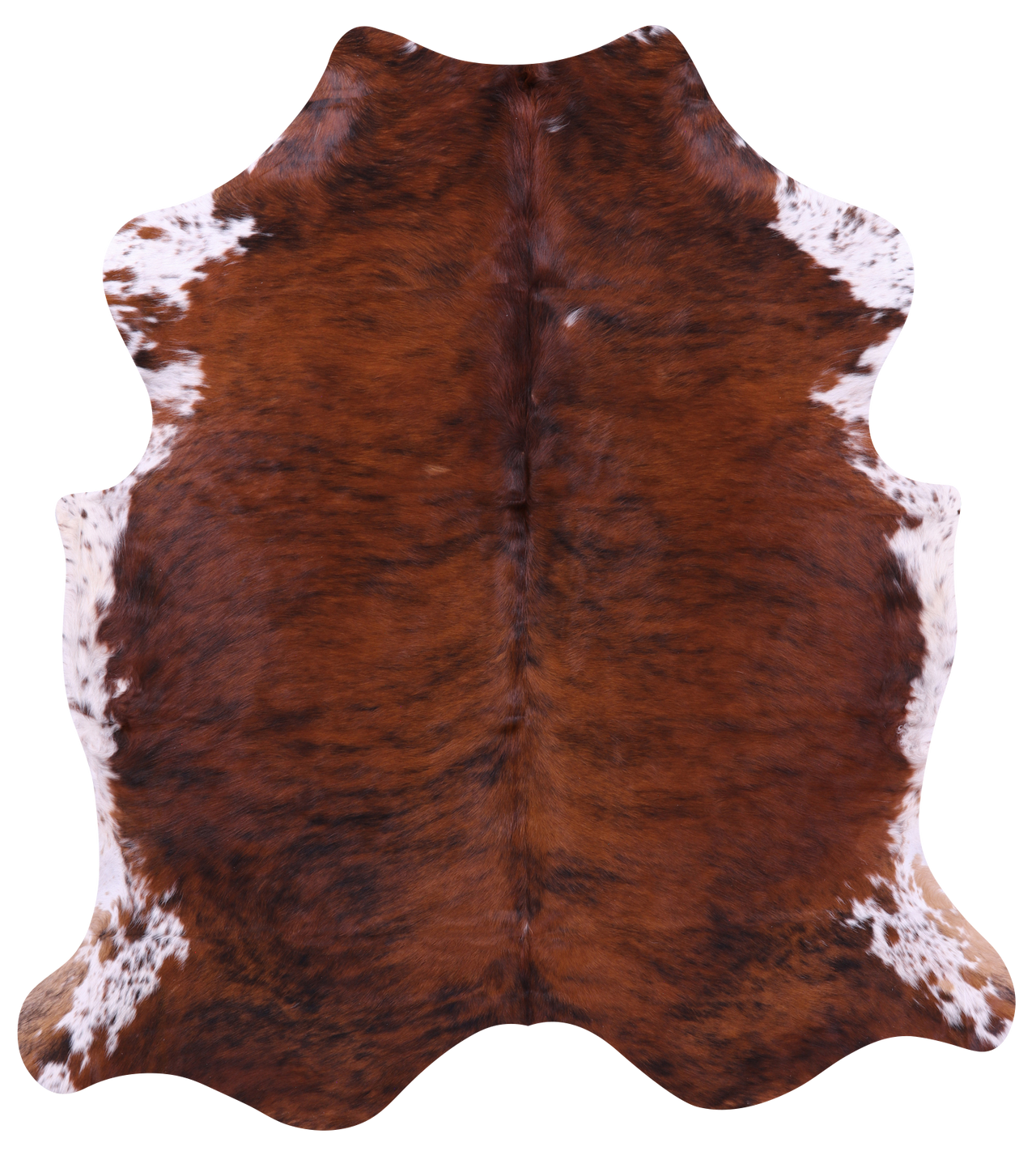 Brindle Natural Cowhide Rug - Large 6'10"H x 6'2"W