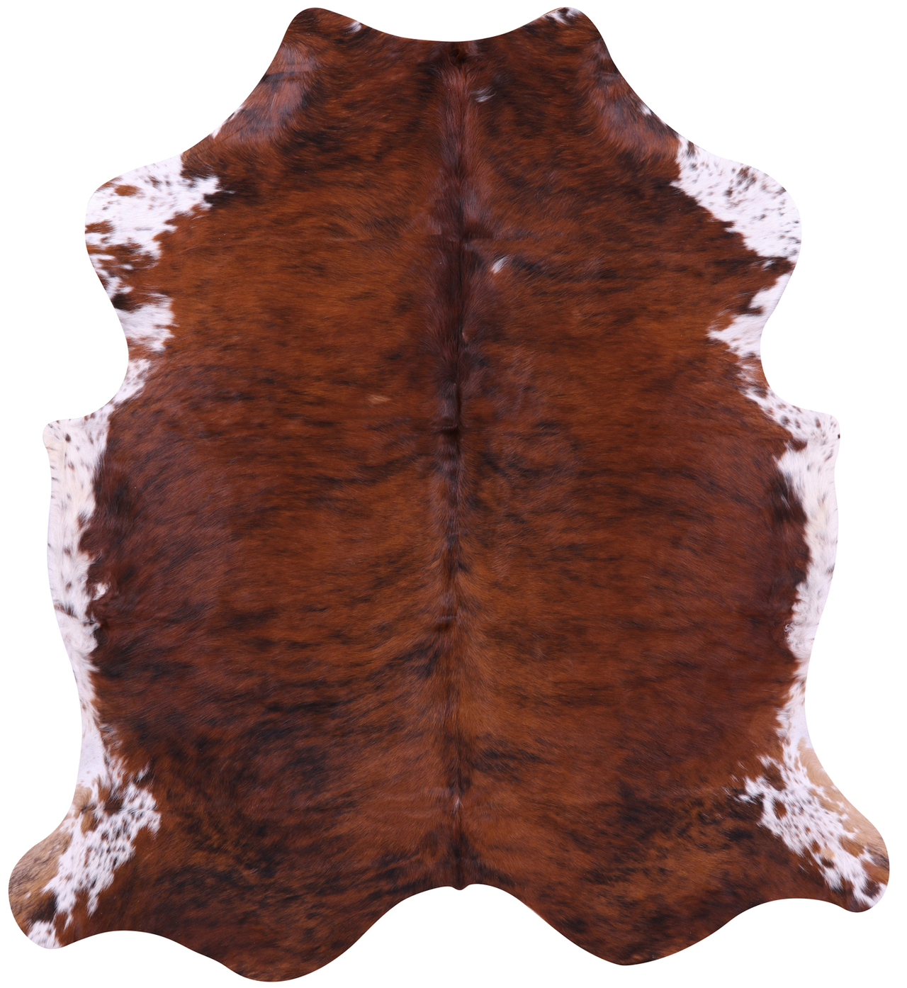 Brindle Natural Cowhide Rug - Large 6'10"H x 6'2"W