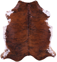 Thumbnail for Brindle Natural Cowhide Rug - Large 6'10