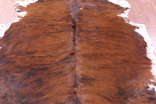 Brindle Natural Cowhide Rug - Large 6'10