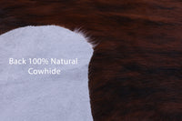 Thumbnail for Brindle Natural Cowhide Rug - Large 6'10