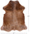 Brown Natural Cowhide Rug - X-Large 7'2"H x 6'1"W