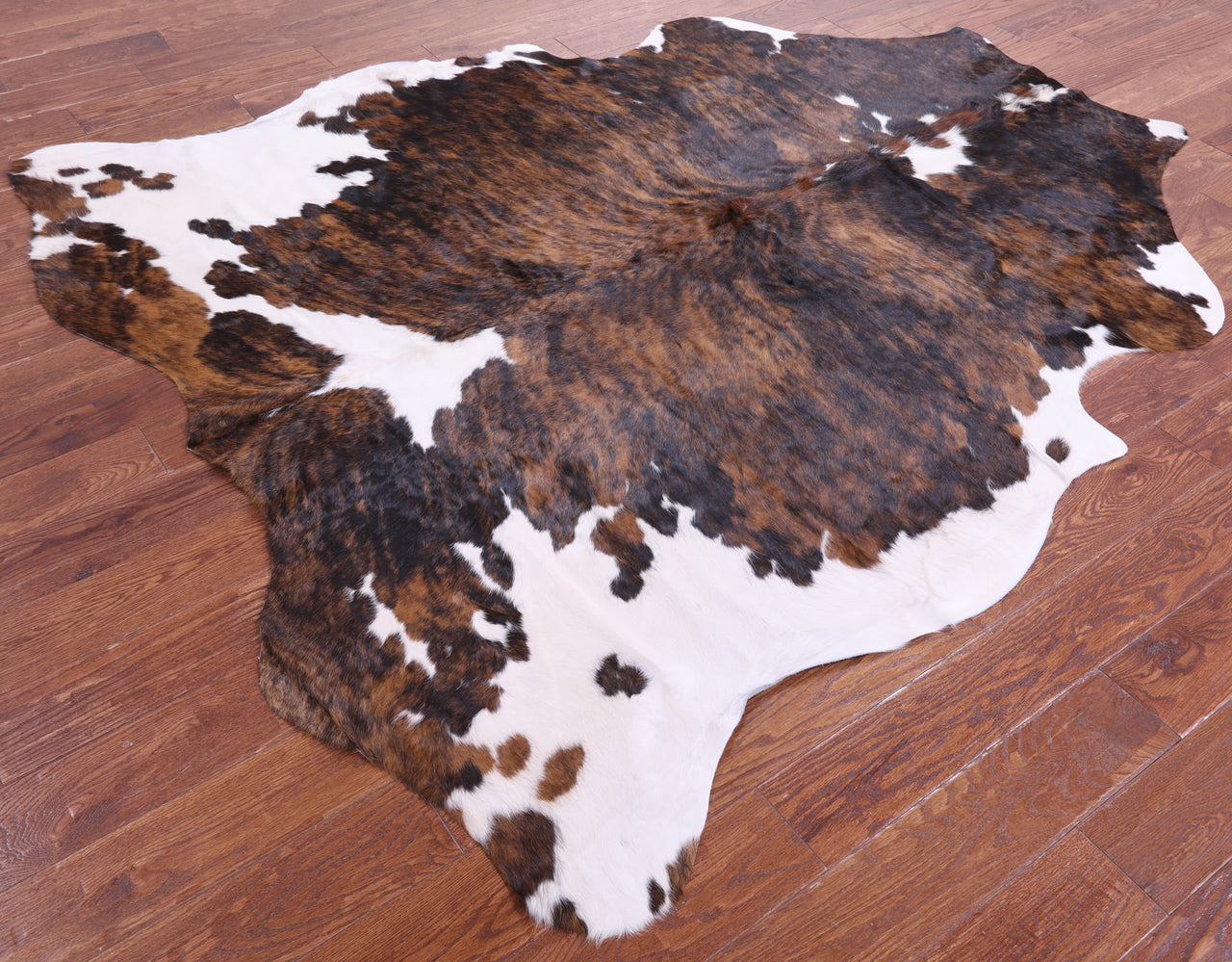 Brindle Natural Cowhide Rug - XLarge 7'6"H x 6'5"W