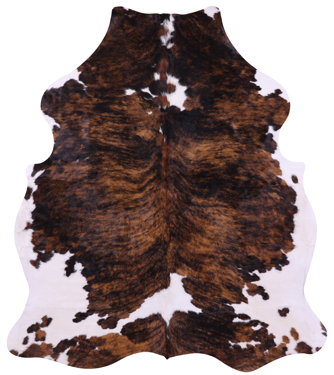 Brindle Natural Cowhide Rug - XLarge 7'6"H x 6'5"W