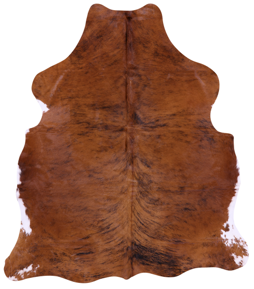 Brindle Natural Cowhide Rug - Large 6'7