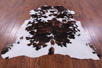 Thumbnail for Tricolor Natural Cowhide Rug - Medium 6'1