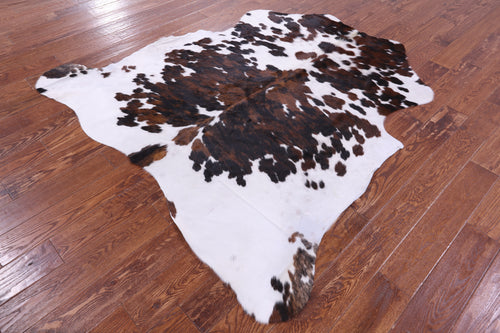 Tricolor Natural Cowhide Rug - Medium 6'1