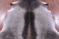 Thumbnail for Grey Natural Cowhide Rug - XLarge 7'1