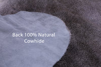 Thumbnail for Grey Natural Cowhide Rug - XLarge 7'1