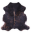 Brindle Natural Cowhide Rug - Large 6'9"H x 6'6"W