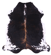 Thumbnail for Tricolor Natural Cowhide Rug - Large 6'6