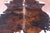 Brindle Natural Cowhide Rug - Medium 5'11"H x 5'0"W