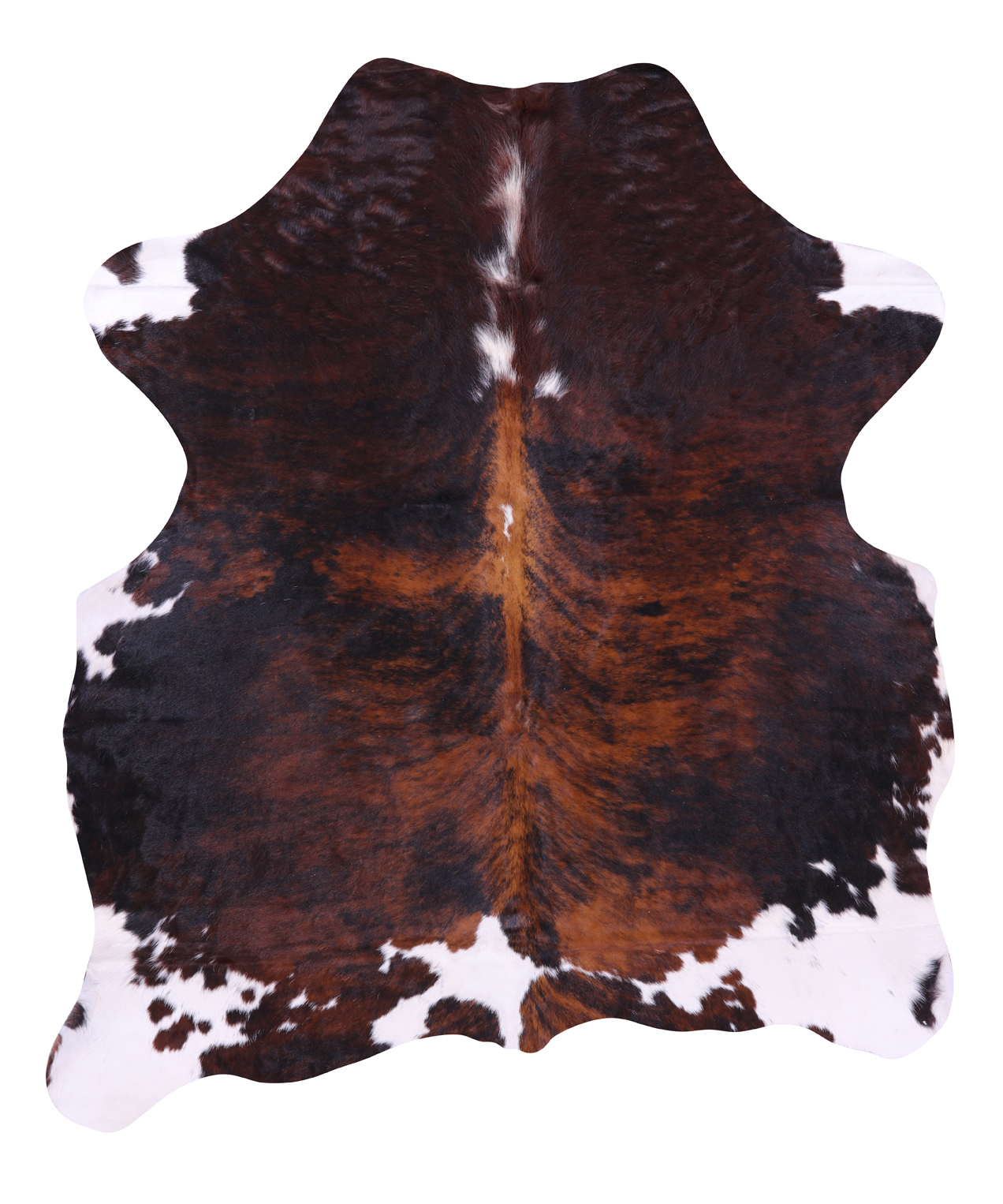 Brindle Natural Cowhide Rug - Medium 5'11"H x 5'0"W