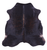 Dark Brown Natural Cowhide Rug - Large 6'5"H x 6'4"W