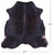 Dark Brown Natural Cowhide Rug - Large 6'5"H x 6'4"W