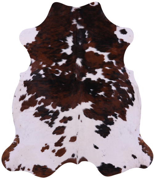 Tricolor Natural Cowhide Rug - X-Large 7'3