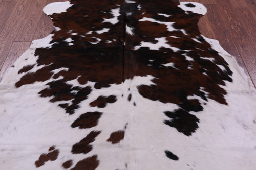 Tricolor Natural Cowhide Rug - X-Large 7'3