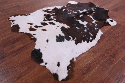 Tricolor Natural Cowhide Rug - X-Large 7'3