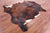 Brindle Natural Cowhide Rug - XLarge 7'1"H x 6'10"W