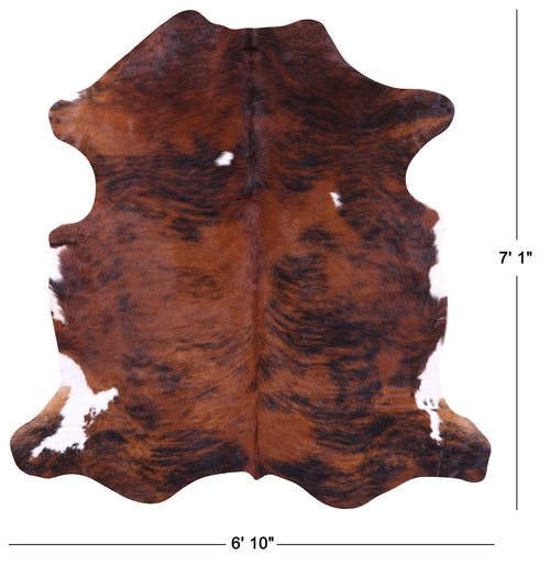 Brindle Natural Cowhide Rug - X-Large 7'1