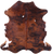 Brindle Natural Cowhide Rug - X-Large 7'1"H x 6'10"W