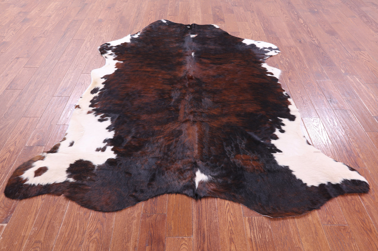 Tricolor Natural Cowhide Rug - XLarge 7'3"H x 6'6"W