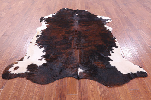 Tricolor Natural Cowhide Rug - X-Large 7'3
