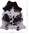 Tricolor Natural Cowhide Rug - X-Large 7'7"H x 6'6"W