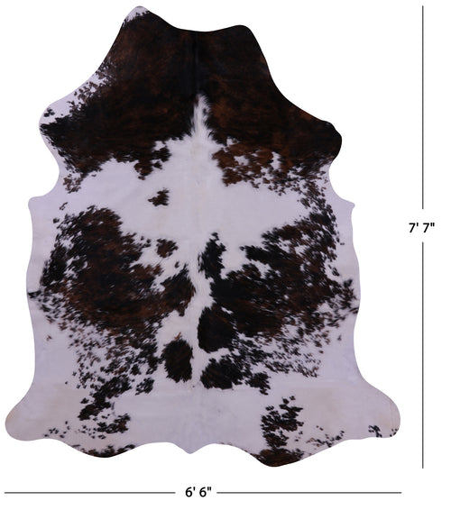 Tricolor Natural Cowhide Rug - X-Large 7'7