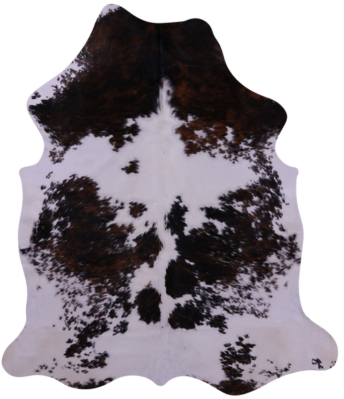 Tricolor Natural Cowhide Rug - X-Large 7'7