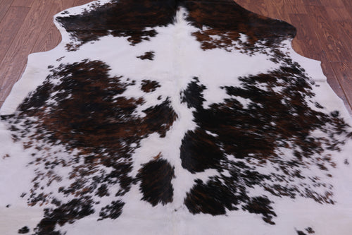 Tricolor Natural Cowhide Rug - X-Large 7'7