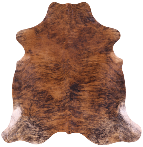 Brindle Natural Cowhide Rug - Large 6'8