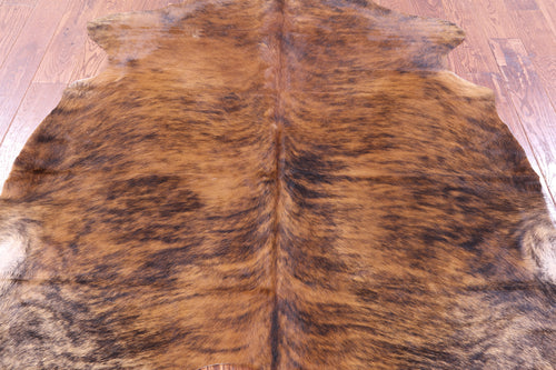 Brindle Natural Cowhide Rug - Large 6'8