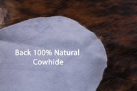 Thumbnail for Brindle Natural Cowhide Rug - Large 6'8