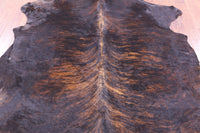 Thumbnail for Brindle Natural Cowhide Rug - XLarge 8'3