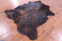 Thumbnail for Brindle Natural Cowhide Rug - XLarge 8'3